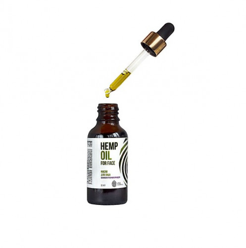 Масло для лица Premium hemp oil for Face 1753 cosmetics "Конопля и Чёрная орхидея", 30 мл