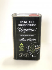 Масло Царское конопляное холодного отжима, 1 л
