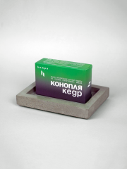 Мыло из конопли, «Конопля & кедр» 120 г, Лимитированная коллекция